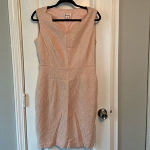 Blush knee length dress